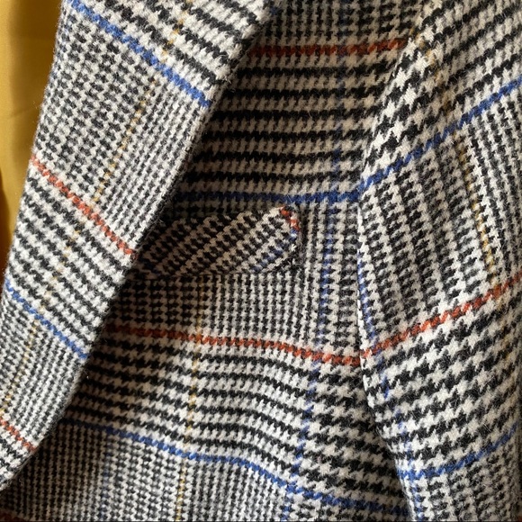 TOPSHOP Houndstooth Coat size 2 - Picture 3 of 12